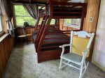 Sleeping Porch Double on Bottom Twin on Top Twin will slide out onto floor
